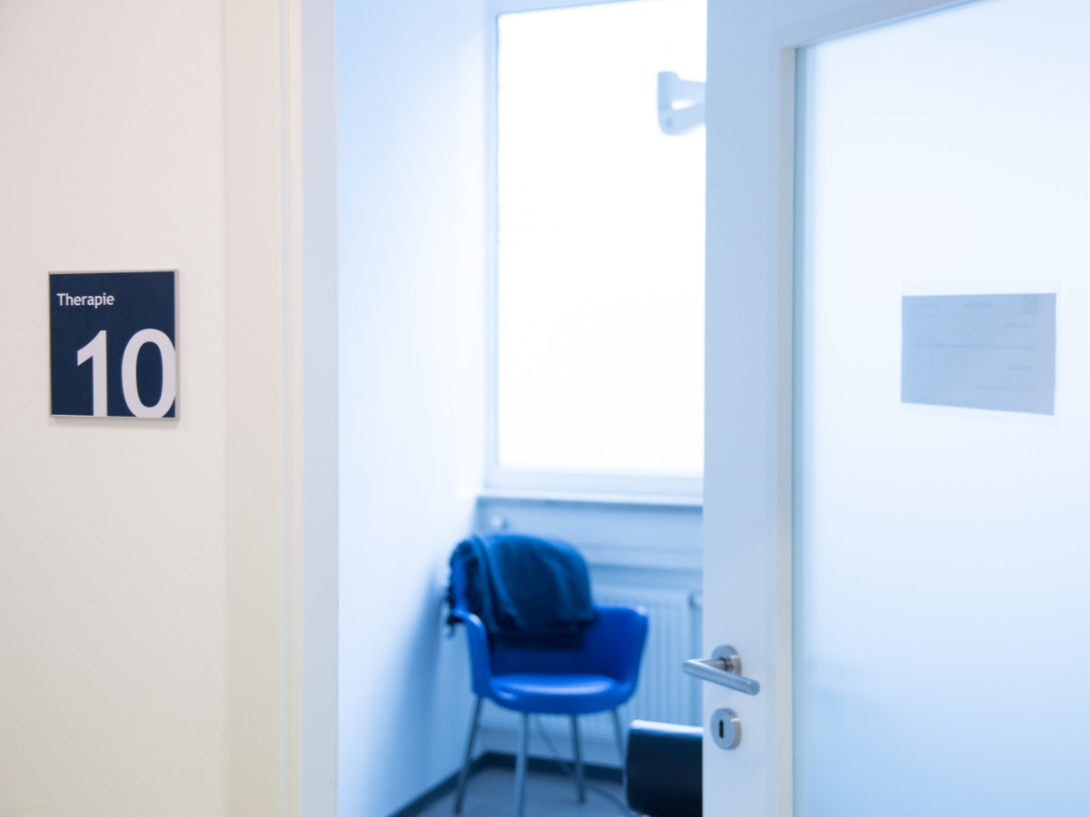 Türschild für die Therapiezimmer