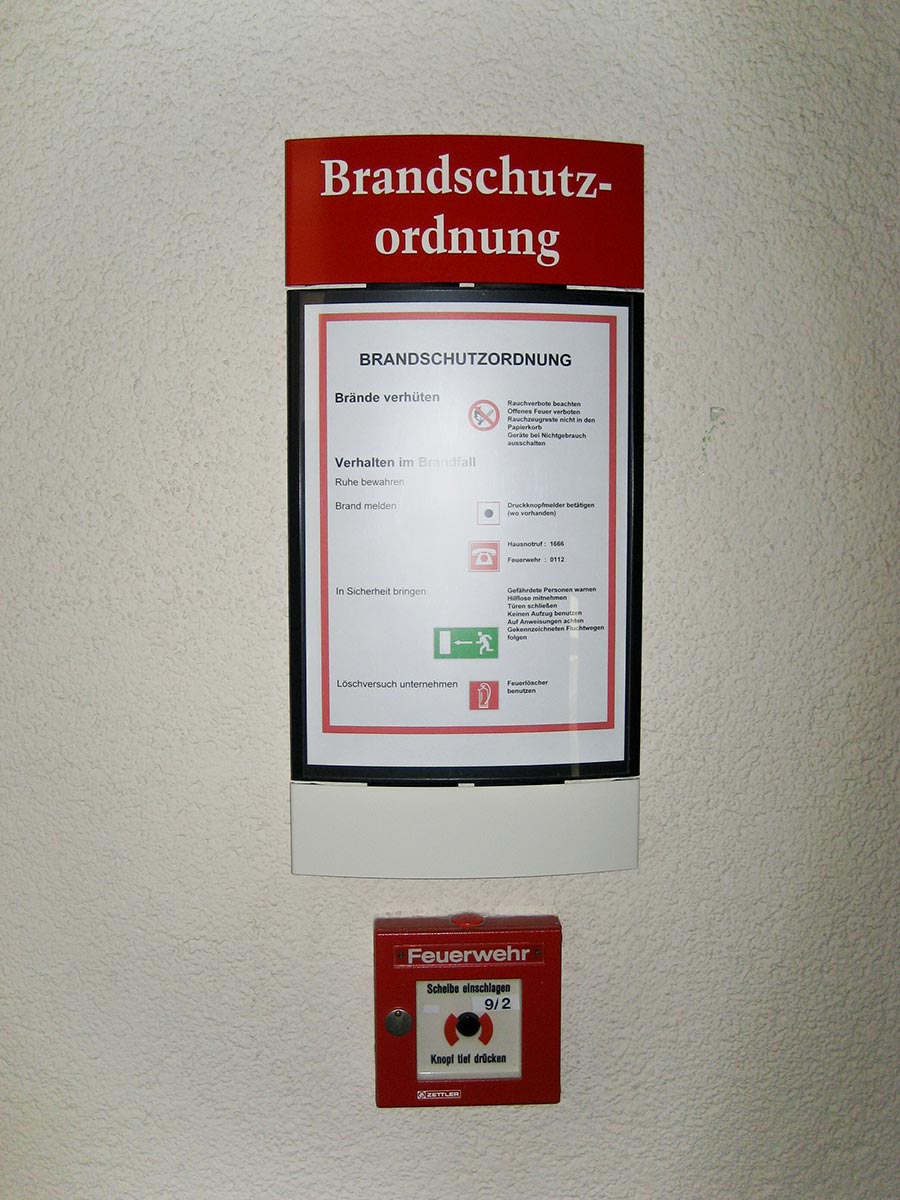 Brandschutzordnung Paperflex Pacifik von Modulex